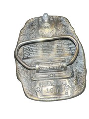 Vintage Belt Buckle US Air Force Military Jet Fighter 1983 Air Superiority