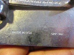 SNAP-ON TOOLS VINTAGE SPP-347 CHROME BELT BUCKLE WYOMING STUDIO ART WORKS BRAND