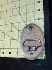 Unique IVAN western belt buckle – Stone Art Artisan pattern starfish design
