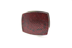 Python Snake Belt Buckle, Exotic Belt Buckle, ( 1.5 ») Removable Western Buckle