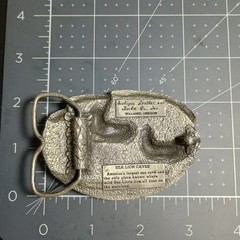 Buckle: Sea Lion Caves. Florence, Oregon Commemorative Pewter