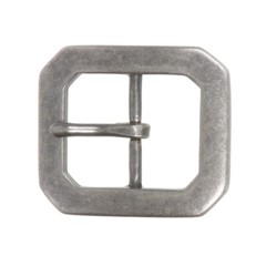 1 1/8&Prime; (30 mm) Nickel Free Single Prong Hexagon Belt Buckle