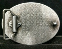 Great/Fun/Fashionable Pewter Tone Belt Buckle Enamel Leaves Camouflage Outdoors