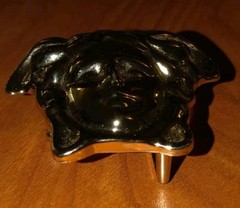 Versace Belt Buckle Medusa Versus Fibbia Schnalle Boucle Cintura Gurtel Gift Lux