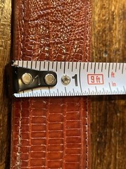 B Kieselstein James Reid Dgn Sterling Silver Belt Buckle 27-28-1.25/.75”nu🦎✅