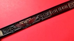 LIVE TO RIDE Leather Belt & Epoxy LTR Buckle (28&Prime;-54&Prime; waist) FAST DELIVERY!