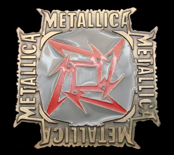 PD10148 VERY COOL 2005 ****METALLICA**** ROCK BAND SOUVENIR BELT BUCKLE