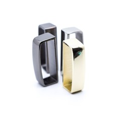 5pcs 40mm Solid Brass Belt Loop Belt Buckle DIY Loop Ring Metal Accessories US
