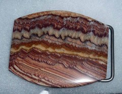 Handcrafted, Jasper, Agate Gemstone Belt Buckle polished natural stone- Pick 1