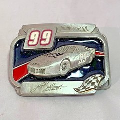 Jeff Burton NASCAR 99 American Legends Limited Belt Buckle 3 1/4&Prime; x 2 1/2&Prime; B2