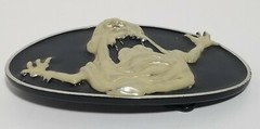 2010 GHOST BUSTERS THE MOVIE Slimer BELT BUCKLE -Slimer Glows In The Dark