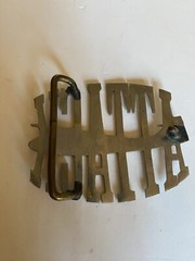 Belt Buckle Vintage Attack With Jet On It Unmarked