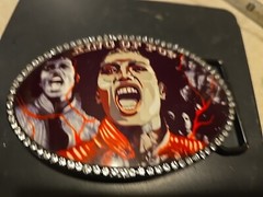 Buckle Belt OVAL Michael Jackson KING OF POP – THRILLER