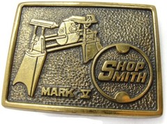 Vintage Shop Smith Mark V Belt Buckle Solid Brass USA BTS
