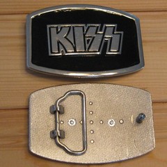 Kiss music belt buckle (choice designs)