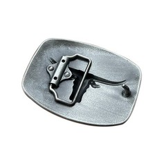 Multiple smooth brass alloy Western cowboy bronze belt buckle alloy plate