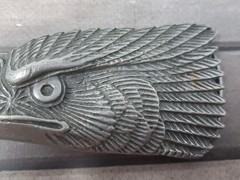 Bald Eagle Head Belt Buckle 5&Prime; Made in USA