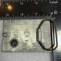 British Flag Belt Buckle Metal Pewter Tone Made Mexico Reissue