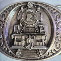 Limited Edition GTW 4070 Steam Locomotive Train Belt Buckle Midwest Railway