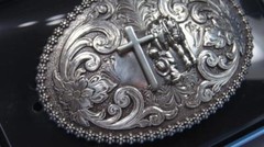Nocona Cowboy Praying at the Cross Belt Buckle M & F Western 3707259