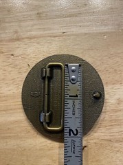 Pacer Vintage Belt Buckle Firefighter 🔥 Fire Hydrant METAL Collector Patina