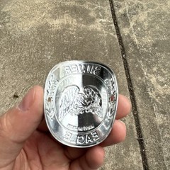 Silver Eagle Black Silver Metal Men&rsquo;s Eagle Belt Buckle Made in Japan