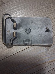 INGERSOLL RAND BELT BUCKLE CONSTRUCTION EQUIPMENT APC SOLID BRONZE ROLLER PAVER.
