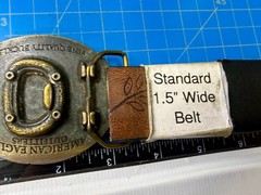 American Eagle Outfitters Spreading Wings Engraved Advertising Promo Belt Buckle