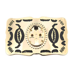 Stone Cabochon Belt Buckle Blank Crimp Bezel Jewelry Craft Project 18mm X 25mm