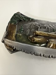 Bergamont Lumberjack Vintage Belt Buckle 1981 Siskiyou Williams Oregon Carpenter