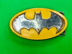 Used Batman Dc Comics Superhero S11 Belt Buckle To Restore / Re-Paint