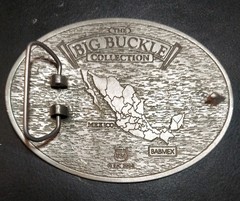 Mexico Flag Belt Buckle