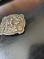 Vintage Collectible Hesston National Finals Rodeo 1985 Metal Belt Buckle