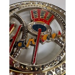 New York Yankees Rhinestone Belt Buckle Bling Crystal Baseball Fan Accessory