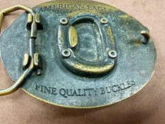 American Eagle Outfitters Spreading Wings Engraved Advertising Promo Belt Buckle
