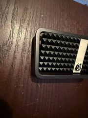 Black Belt Buckle Only, Reversible 2 Sided Flip Studded