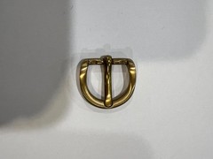 Solid Brass Satin Brass Belt Buckle Made in Italy Fits 0.79&Prime; Belt Strap