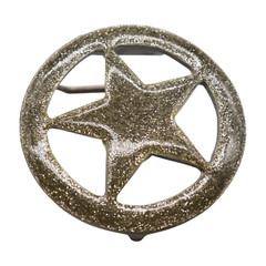 Men Women Belt Buckle Silver Metal Texas Lone Star Glitter Teen Kids Style TX