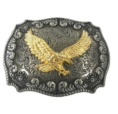 United States of America Bald Eagle Belt Buckle, Golden Eagle