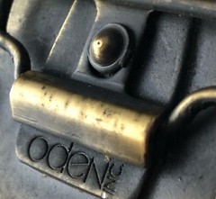 1970s Oden Inc. Brass/Bronze « Frank » Belt Buckle, Personalized Name, EUC D2.2