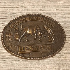 Choice – Vintage Belt Buckle – Hesston – Square Dancing – CB – Scouts – Railroad