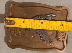 Belt Buckle Mens Flying Duck