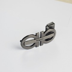 Salvatore Ferragamo gray Gancin Belt Buckle for 34-35mm leather belt Men&rsquo;s
