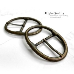 Belt Buckle Antique Brass Classic Center Bar Buckle Fits 1-3/4&Prime;(45mm) Belt Strap