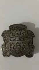 VINTAGE HORSE THEME CREST BELT BUCKLE – GW-9