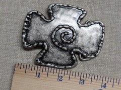 vintage style SOUTHWESTERN belt buckle METAL native american indian COWBOY y2k