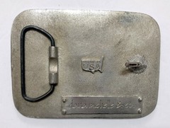 Designer Silver / Chrome Toned Rectangle Belt Buckle Blank ~ dana michelle & co