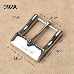 Solid 304 Stainless Steel Hammered Texture Belt Bucke for Hand Craft Making belt