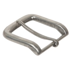 1 1/2&Prime; (38 mm) Single Prong Rectangular Belt Buckle