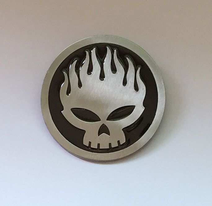 Mad Max Themed 3 1/4&Prime; Wide Logo Metal/Enamel BELT BUCKLE
